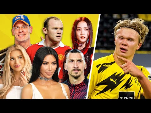 Celebrities And Footballers Talking About Erling Haaland
