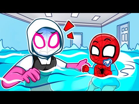 SPIDEY FRIENDS FLOODED The House....