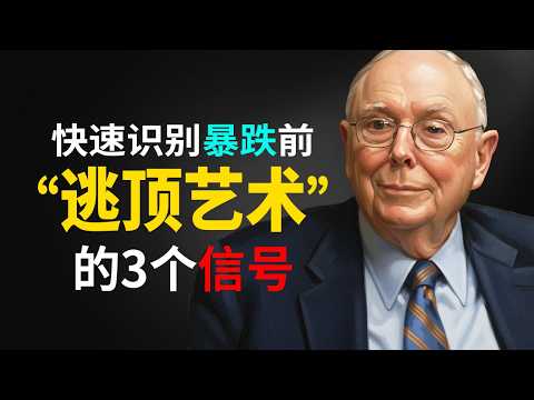 查理·芒格的智慧：最危险的信号不是暴跌，而是“平静”。泰坦尼克号沉没前一样的真相。