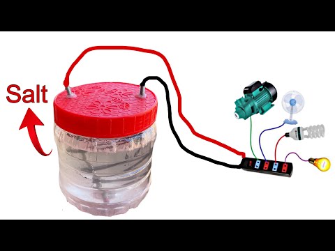 Salt Turned Into a 220V Battery: Supply Your Home With Free Electricity