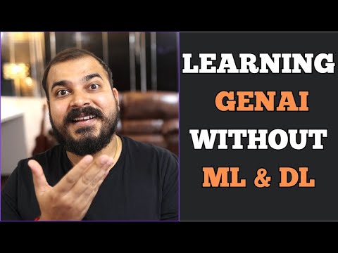 Can We Learn Generative AI Without Knowing Machine Learning And Deep Learning?