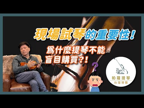 盲目購買提琴的代價？！現場試琴的重要性！【帕羅提琴】