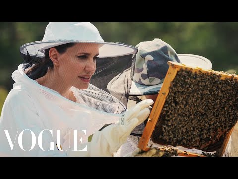 Angelina Jolie Shows Us the Art of Beekeeping | Vogue