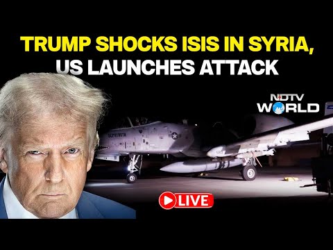 US Attacks ISIS In Syria LIVE | US Carries Out Large-Scale Retaliatory Strikes Against ISIS In Syria