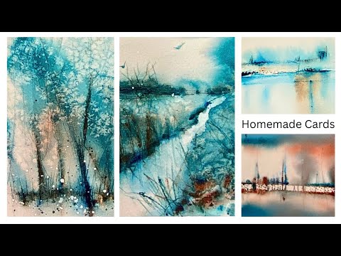 How To Make Homemade Watercolour Cards