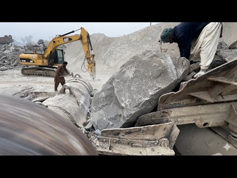 $1,000,000 Rock Crusher JAMMED! 😱 Extreme Effort to Break the Giant Stone