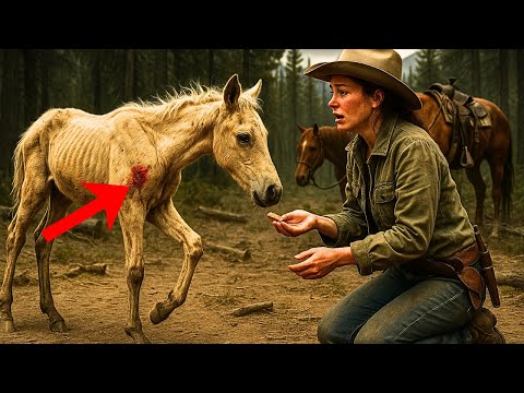 Starving Wild Foal Kept Following the Rancher for Miles—When She Realized Why, She Broke Down