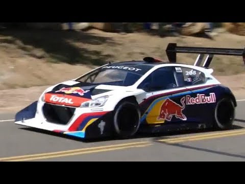 Pikes Peak Hill Climb 2013 - Sébastien Loeb / Peugeot 208 T16 [Onboard/Helicopter/Spectators Views]