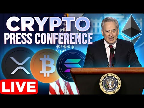 U.S. Crypto Press Conference LIVE!🔴Digital Asset Policy Unveiled🚀