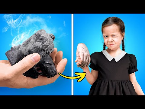 RAINBOW NERD EXTREME MAKEOVER || *Cheap and Easy Ways to Become Wednesday* by 5 - Minute Crafts