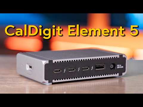 CalDigit Element 5 Thunderbolt 5 Hub Review - More Ports & Power for your Mac