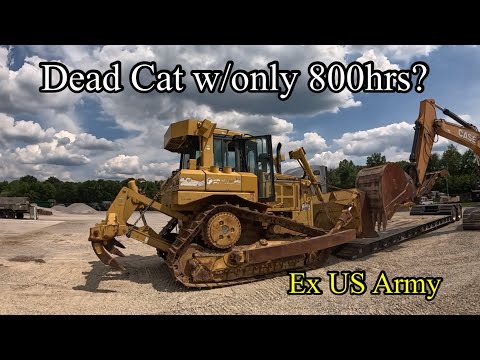 Ex US Army Caterpillar D6R dozer is dead with only 800 hours? I may of messed up big buying this!