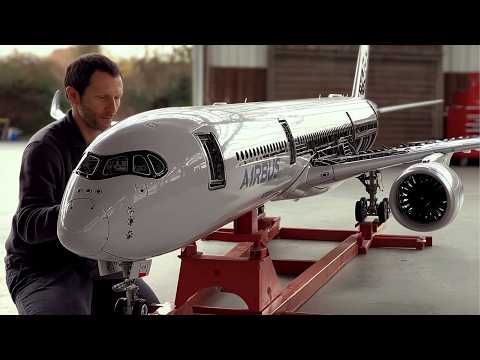 Man Builds Hyperrealistic RC Plane at Scale | Airbus A350 Replica by @Ramy RC