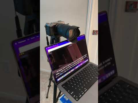 DIY teleprompter #lifehack #mackbookpro