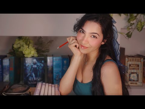 ASMR Girl At the Library Helps You Out 💙