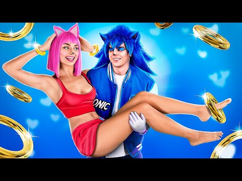 L'histoire d'amour de Sonic le Hérisson et d'Amy Rose! Sonic le Hérisson est Tombé Amoureux de Rouge