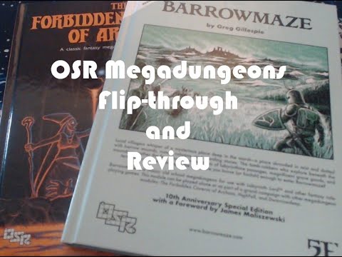 OSR Megadungeons - Flip-through and Review