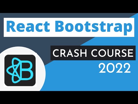 React Bootstrap Crash Course 2022 | React JS UI Libraries | React Tutorial 2022
