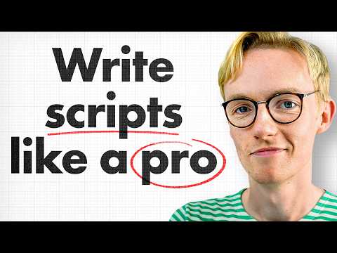 Viral YouTube Scriptwriter Reveals Simple Writing System