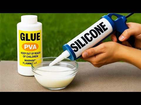 Mix PVA GLUE with SILICONE and the result will BLOW YOUR MIND! Hidden Secret!