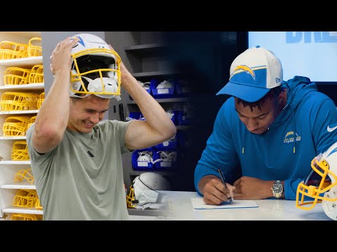 Everything An NFL Rookie Does On Their First Day | LA Chargers