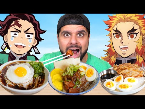 I Ate Only Demon Slayer Food for 24 Hours!