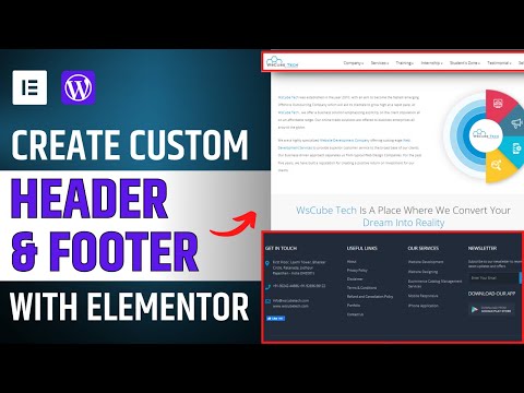 How to Create Custom Header & Footer in WordPress with Elementor (LIVE PRACTICAL 🔥)