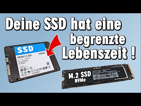 SSD Lebensdauer TBW ist begrenzt - Wie lange hält eine SSD ?