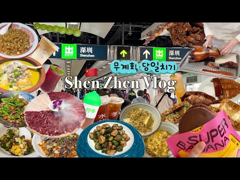 심천여행 vlog🇨🇳 | 밥 먹으러 심천 다녀온 썰 푼다🍚 소고기 훠궈, 탕후루, 게살밥, 인생 카오야💫수타 레몬티, 후난음식.. 뭘 엄청나게 많이 먹기만 하는 브이로그