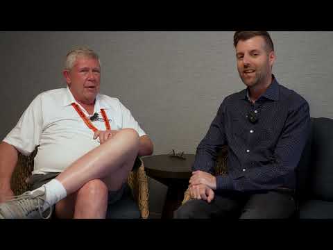 Matthew Poes with Bart Andeer at the Florida International Audio Expo 2026