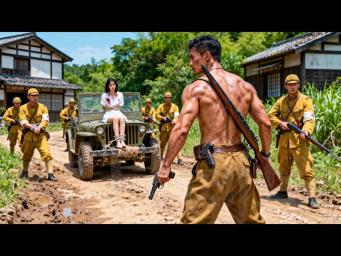 Japanese troops take hostages to threaten, but a hidden kung fu master ambushes and wipes them out!