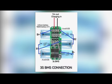 12VOLT Battery connection #bms 2026 20amp Liion battery 4v 8v 12v Rechargeablee #raikwarmukul 