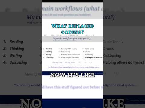 I stopped saying I'm coding.