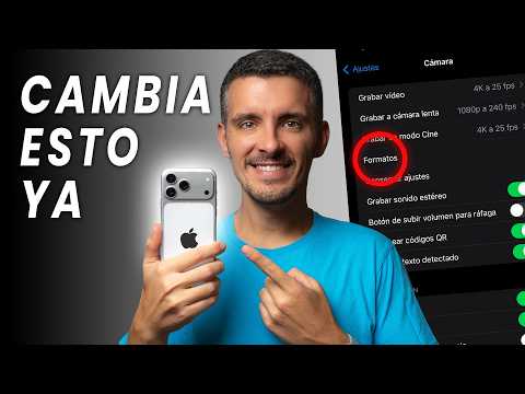 Ajustes CORRECTOS de Cámara para iPhone 17 Pro/Max!