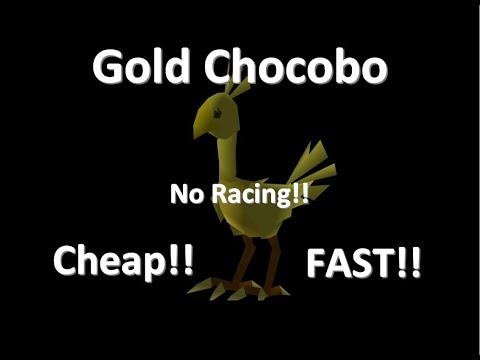FF7 - How To Get A Gold Chocobo Faster, Sooner & Cheaper Without Racing!