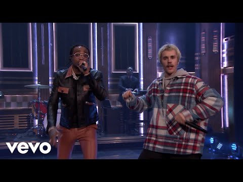 Justin Bieber - Intentions (Live On The Tonight Show Starring Jimmy Fallon / 2020) ft. Quavo