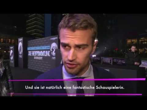 Theo James & Shailene Woodley at the Divergent premiere in Berlin