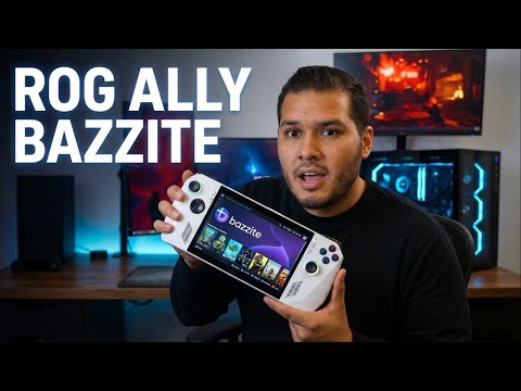ROG Ally corre Bazzite como una bestia!