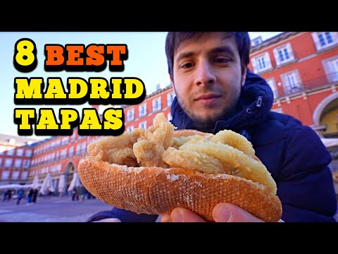 8 MUST TRY Madrid Tapas! 🇪🇸 Spanish Food Tour