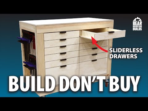 Rolling Tool Cabinet Build | Save on Sliders
