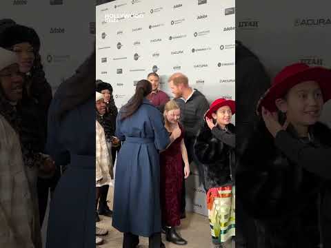 Meghan & Prince Harry Greet the Cookie Queens Team at Sundance Premiere!