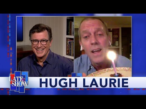 Hugh Laurie Brings Stephen A High Tech Birthday Surprise From Across The Pond