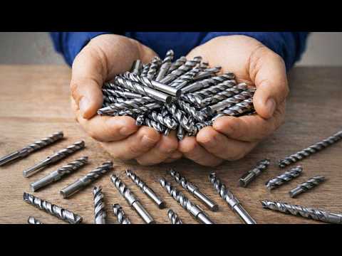 The Best Way To Sharpen A Drill Bit in 1 Minute! The Secret Of A 60-Year-Old Worker!
