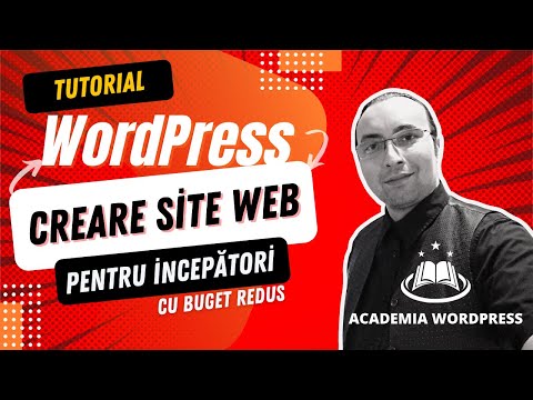 Tutorial WordPress - Creare Site Web cu editorul Gutenberg pentru incepatori in limba română (2022)