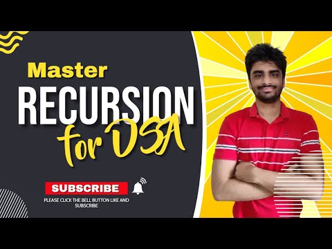 Recursion for DSA/CP : BEST way to Understand