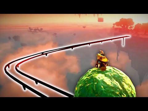 What Happens If You Ride a GIANT BALL Down a Rail in Zelda: TotK