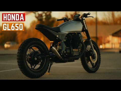 Honda GL650 Cafe Racer FULL BUILD TIMELAPSE