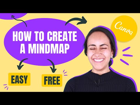 How to make MIND MAPS for FREE using Canva 💡🧠💡