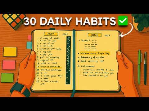 30 Habits That Quietly Transform Your Life ✨