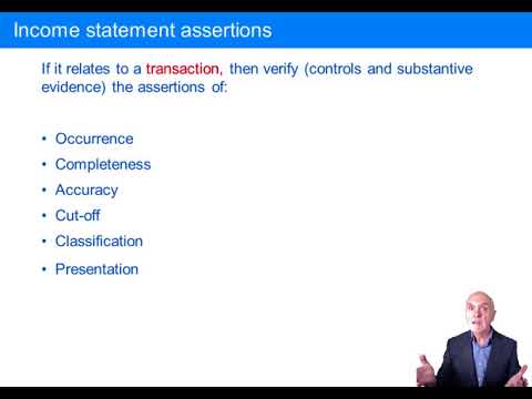 The Final Audit – the Assertions Revisited - ACCA Audit and Assurance (AA)